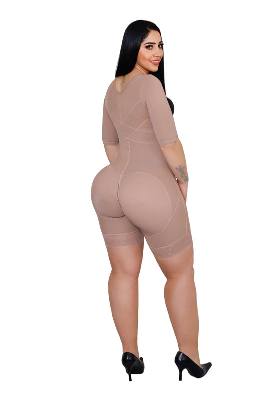 Faja Reloj de Arena con Mangas, sin Brasier