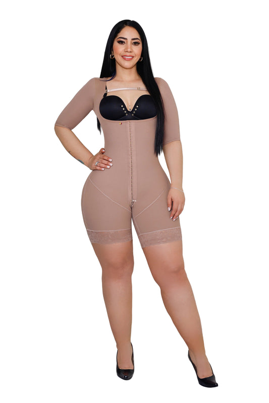 Faja Reloj de Arena con Mangas, sin Brasier