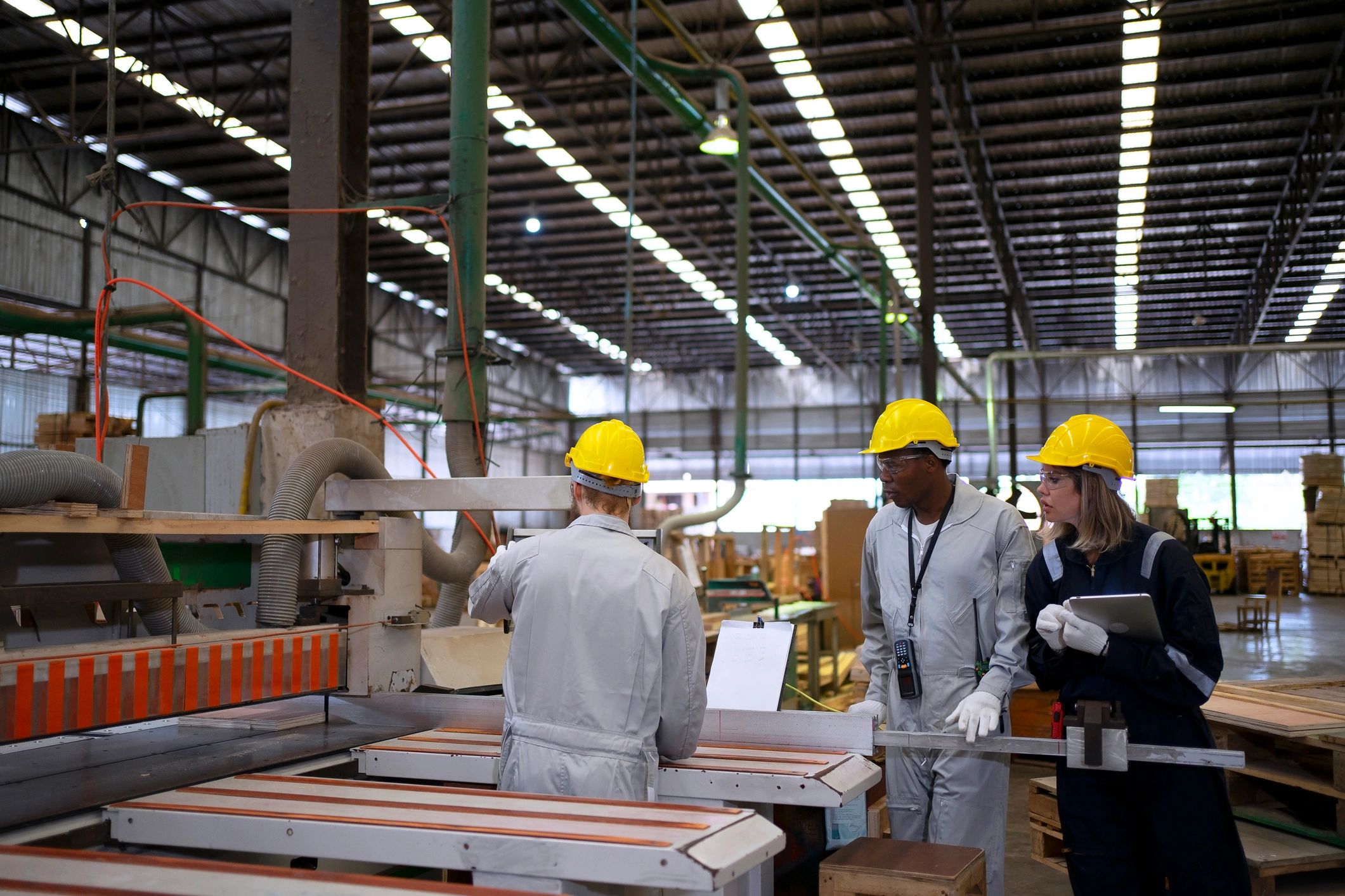Factory team representing production and export operations